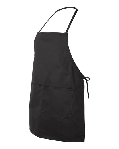 Liberty Bags Two-Pocket Butcher Apron 5502 #color_Black