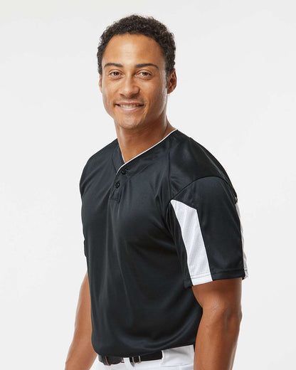 Alleson Athletic Striker Placket 7976 #colormdl_Black/ White