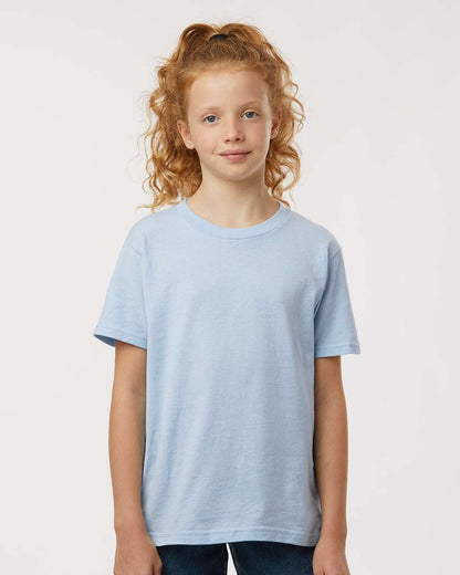 Tultex Youth Fine Jersey T-Shirt 235 #colormdl_Baby Blue