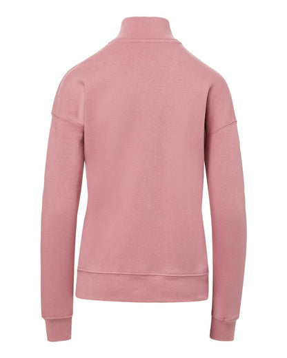 MV Sport Women's Cloud Fleece Quarter-Zip Sweatshirt W20189 #color_Orchid Ice