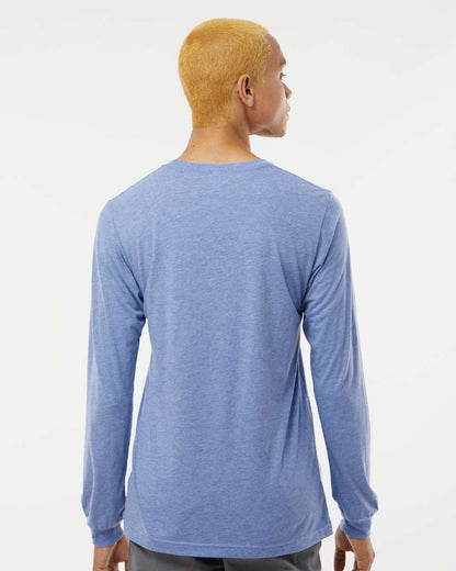 BELLA + CANVAS Triblend Long Sleeve Tee 3513 #colormdl_Blue Triblend