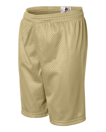 Badger Youth Pro Mesh 6" Shorts 2207 #color_Vegas Gold