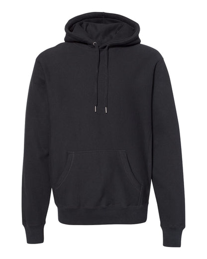 Independent Trading Co. Unisex Legend Premium Heavyweight Cross-Grain Hooded Sweatshirt IND5000P #color_Black