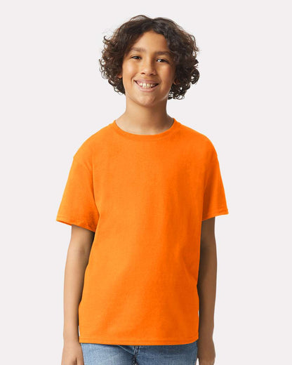 Gildan Youth Ultra Cotton® T-Shirt 2000B #colormdl_Safety Orange