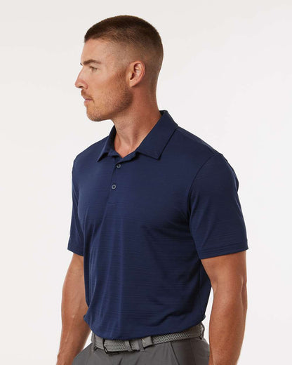 Adidas Men's Textured Stripe Polo A704 #colormdl_Dark Blue