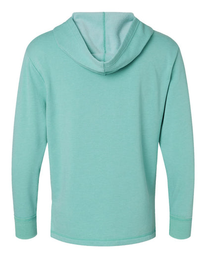 LAT Unisex Vintage Wash Fleece Hoodie Sweatshirt 6936 #color_Washed Saltwater