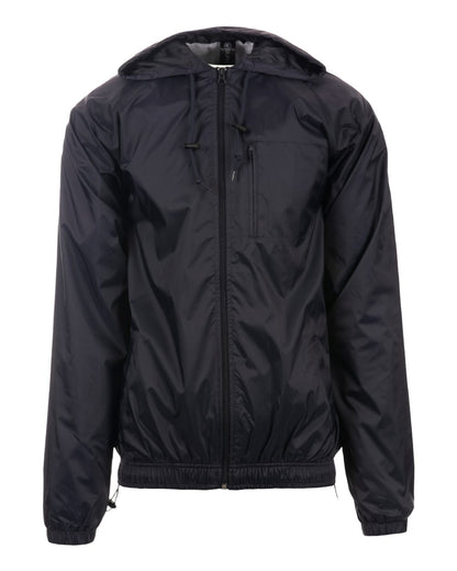 Burnside Mentor Hooded Coach's Jacket 9728 #color_Navy