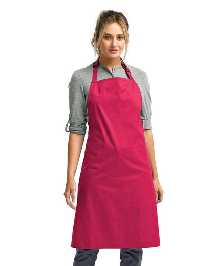 Artisan Collection by Reprime Recycled Bib Apron RP150 #colormdl_Hot Pink