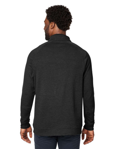 Devon & Jones Men's New Classics® Charleston Quarter-Zip Pullover DG481 #colormdl_Black Melange