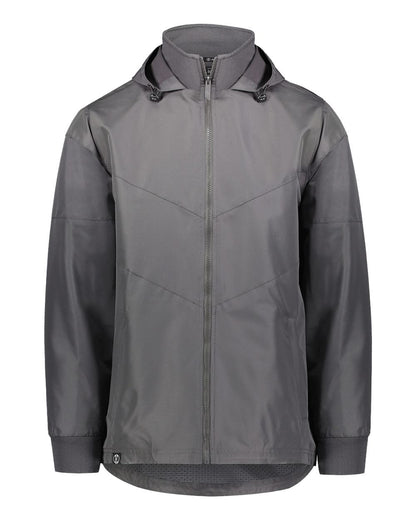 Holloway Men's Potomac Hooded Jacket 229527 #color_Carbon