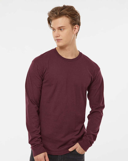 Tultex Heavyweight Jersey Long Sleeve T-Shirt 291 #colormdl_Burgundy