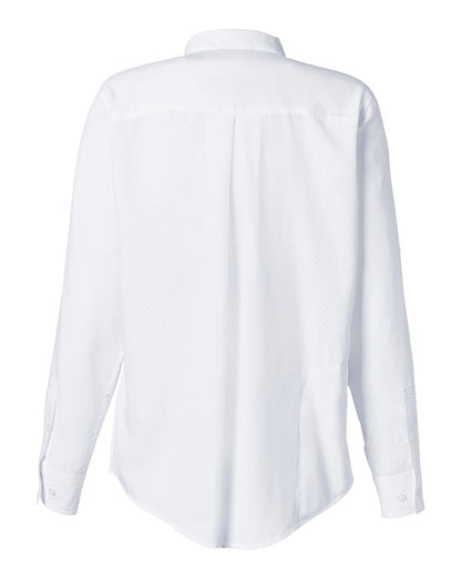 HUK Women's Tide Point Long Sleeve Shirt H615006 #color_White