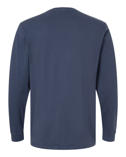 SoftShirts Unisex Organic Long Sleeve T-Shirt 420 #color_Navy