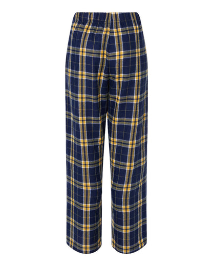 Boxercraft Youth Flannel Pants BY6624 #color_Navy/ Gold