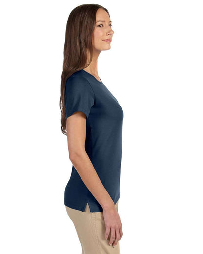 Devon & Jones Women's Perfect Fit™ Shell T-Shirt DP182W #colormdl_Navy