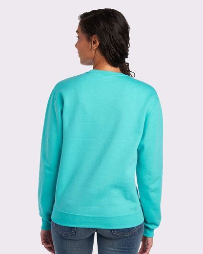 JERZEES Unisex NuBlend® Crewneck Sweatshirt 562MR #colormdl_Scuba Blue