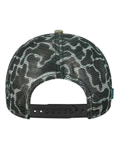 LEGACY Mid-Pro Snapback Trucker Cap MPS #color_Olive/ Grey/ Grey Camo