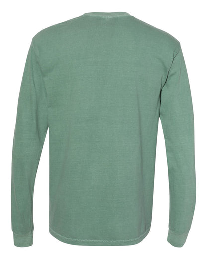 Comfort Colors Unisex Garment-Dyed Heavyweight Long Sleeve T-Shirt 6014 #color_Light Green