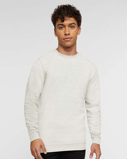 LAT Unisex Elevated Fleece Crewneck Sweatshirt 6925 #colormdl_Natural Heather