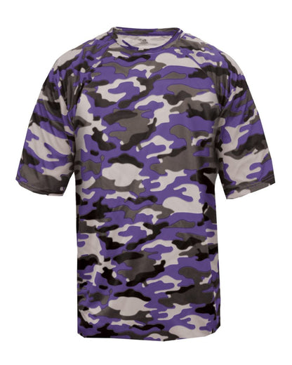 Badger Men's Camo T-Shirt 4181 #color_Purple