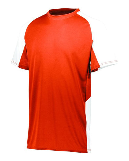 Augusta Sportswear Youth Cutter Jersey 1518 #color_Orange/ White