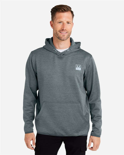 HUK Men's Coldfront+ Performance Hooded Sweatshirt H130093 #colormdl_Volcanic Ash Heather