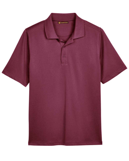 Harriton Men's Advantage Snag Protection Plus Polo M348 #color_Maroon