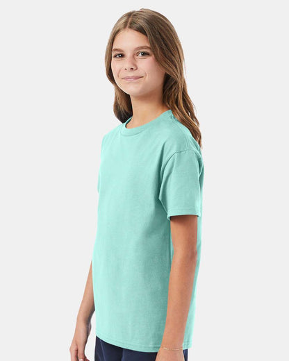 Hanes Authentic Youth T-Shirt 5450 #colormdl_Clean Mint