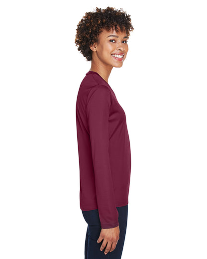 Team 365 Ladies' Zone Performance Long-Sleeve T-Shirt TT11WL #color_SPORT MAROON