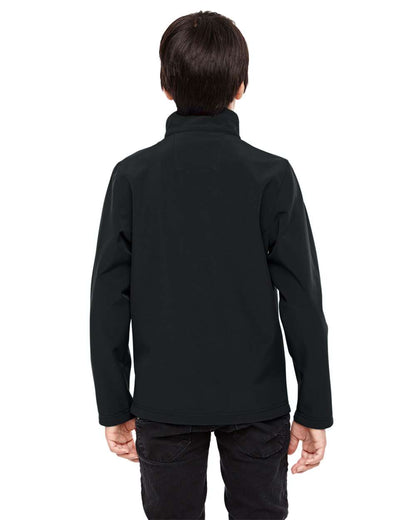 Team 365 Youth Leader Soft Shell Jacket TT80Y #colormdl_Black