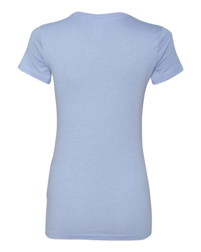 BELLA + CANVAS Women's Slim Fit Tee 6004 #color_Heather Blue