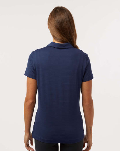 Adidas Women's Textured Stripe Polo A707 #colormdl_Dark Blue