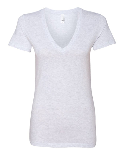 BELLA + CANVAS Women’s Jersey Deep V-Neck Tee 6035 #color_Ash