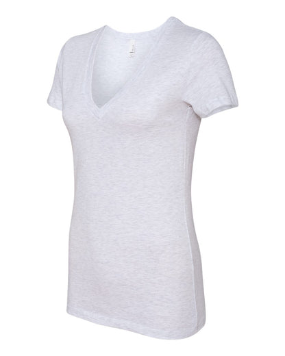 BELLA + CANVAS Women’s Jersey Deep V-Neck Tee 6035 #color_Ash