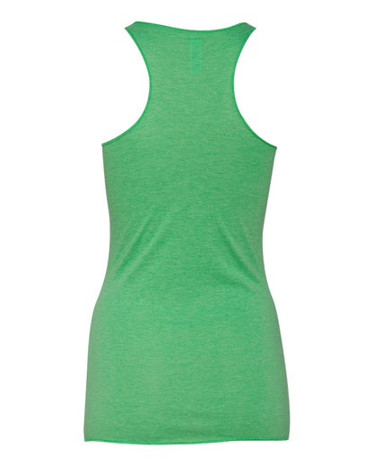 BELLA + CANVAS Women's Triblend Racerback Tank 8430 #color_Green Triblend