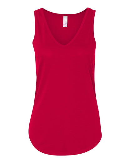 BELLA + CANVAS Women's Flowy V-Neck Tank 8805 #color_Red