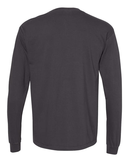 Comfort Colors Unisex Garment-Dyed Heavyweight Long Sleeve T-Shirt 6014 #color_Graphite