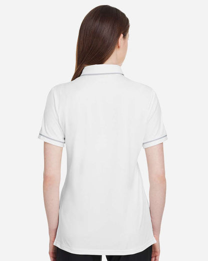 Under Armour Women's Tipped Teams Performance Polo 1376905 #colormdl_White/ Mod Grey