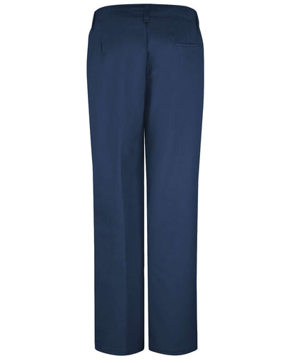 Red Kap Women's Extended Sizes Work N Motion Pants PZ33EXT #color_Navy - Unhemmed