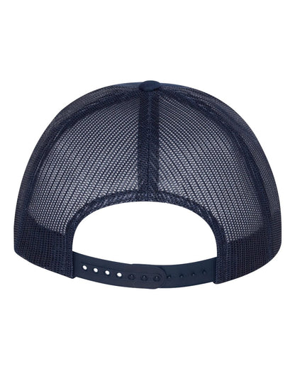 YP Classics Five-Panel Classic Trucker Cap 6006 #color_Navy