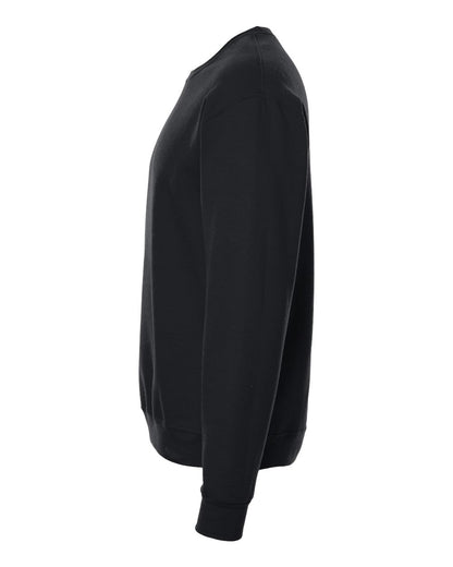 JERZEES Unisex Ultimate CVC Crewneck Sweatshirt IC48MR #color_Black Ink