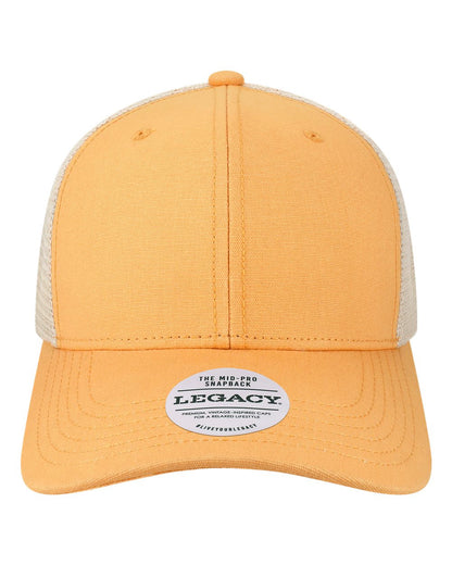 LEGACY Mid-Pro Snapback Trucker Cap MPS #color_Peach/ Stone