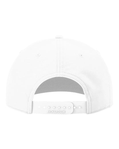 Richardson Five Panel Classic Rope Cap 258 #color_White/ Navy