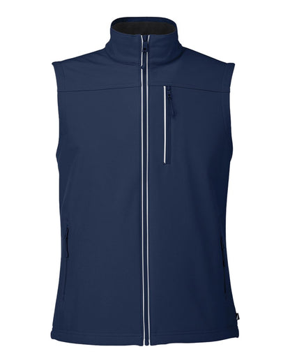 Nautica Men's Wavestorm Soft Shell Vest N17792 #color_Navy