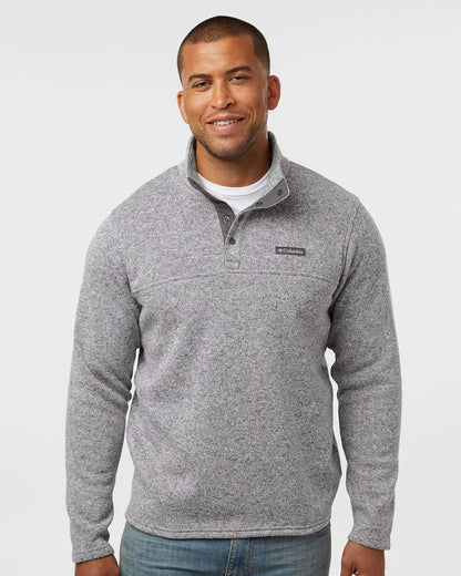 Columbia Men's Alto Pass™ Fleece Half-Snap Pullover 209573 #colormdl_City Grey Heather