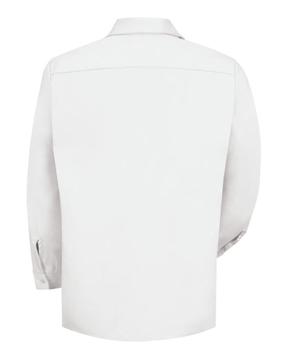 Red Kap Men's Tall Cotton Uniform Shirt SC30T #color_White