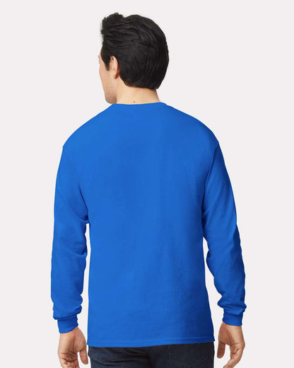 Gildan Unisex Ultra Cotton® Long Sleeve T-Shirt 2400 #colormdl_Royal