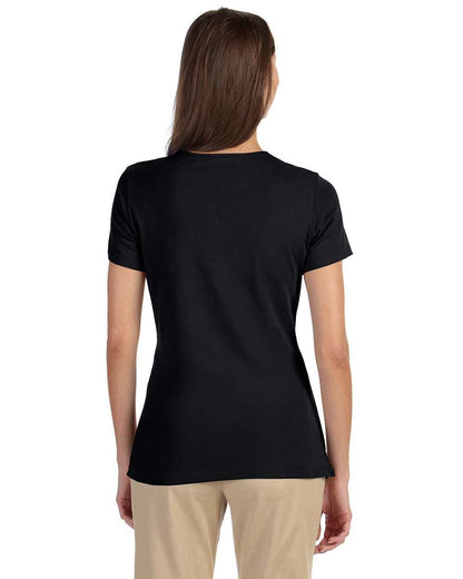 Devon & Jones Women's Perfect Fit™ Shell T-Shirt DP182W #colormdl_Black