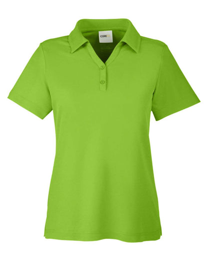 CORE365 Women's Fusion ChromaSoft™ Pique Polo CE112W #color_Acid Green