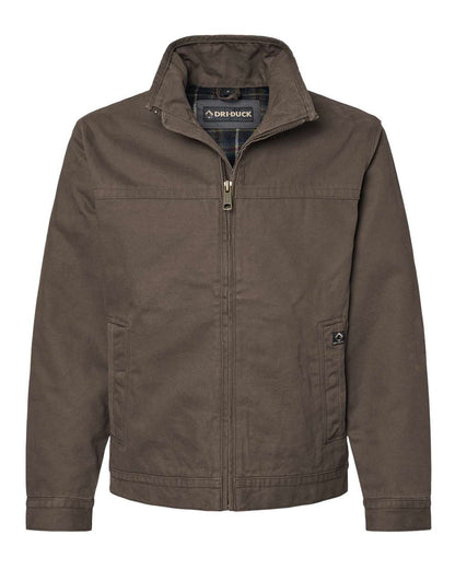 DRI DUCK Maverick Boulder Cloth™ Jacket with Blanket Lining Tall Sizes 5028T #color_Tobacco